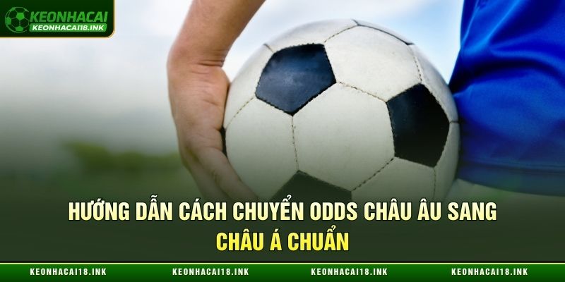 Hướng dẫn cách chuyển odds châu Âu sang châu Á chuẩn Hướng dẫn cách chuyển odds châu Âu sang châu Á chuẩn