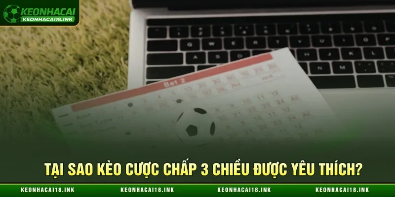 Lý do kèo cược chấp 3 chiều được ưu chuộng Lý do kèo cược chấp 3 chiều được ưu chuộng