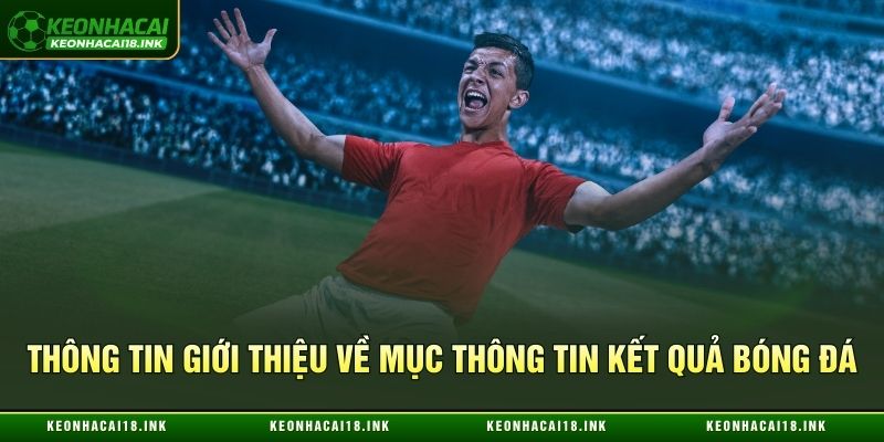 Giới thiệu về mục thông tin kết quả bóng đá tại Kèo nhà cái